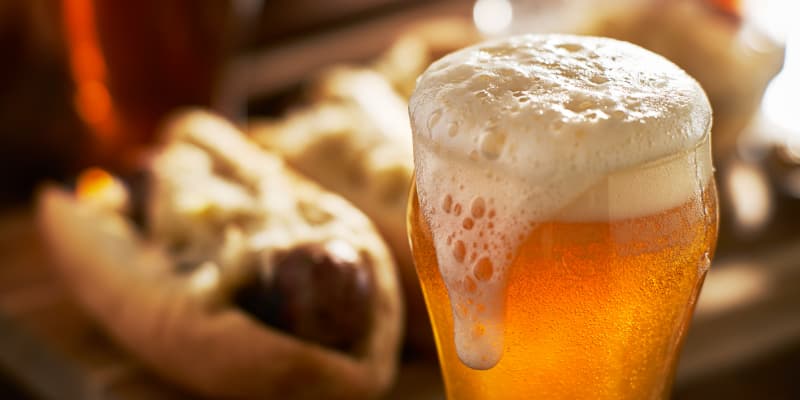 Light beer is a common choice for social events because it typically provides a lower ABV, making it easier to enjoy responsibly over a long period.
